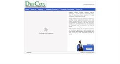 Desktop Screenshot of defconsupport.com